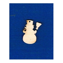 Bałwan , bałwanek   3x2cm , zawieszka